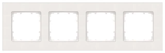  артикул 5TG11140 название Рамка 4-ая (четверная), цвет Белый, Miro Color