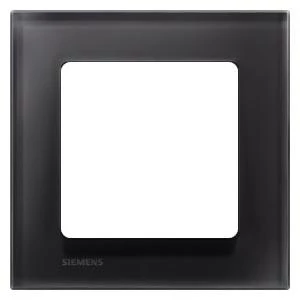  артикул 5TG12012 название Рамка 1-ая (одинарная), цвет Стекло Черное, Miro Glass