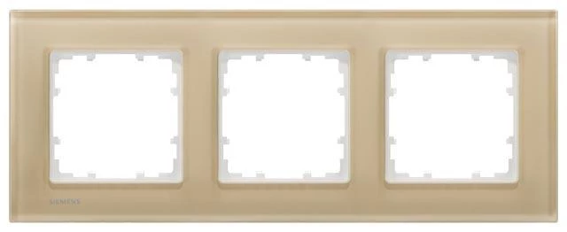  артикул 5TG12034 название Рамка 3-ая (тройная), цвет Стекло Арена, Miro Glass