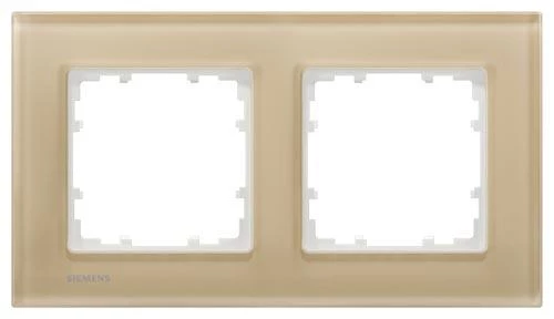  артикул 5TG12024 название Рамка 2-ая (двойная), цвет Стекло Арена, Miro Glass
